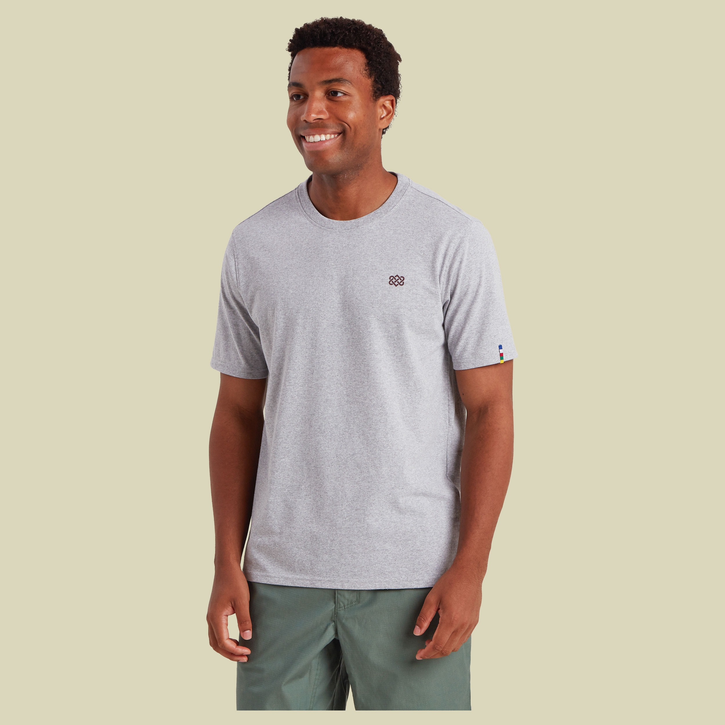 Jutnu Himalayan Tee Men XXL grau- Farbe  monsoon