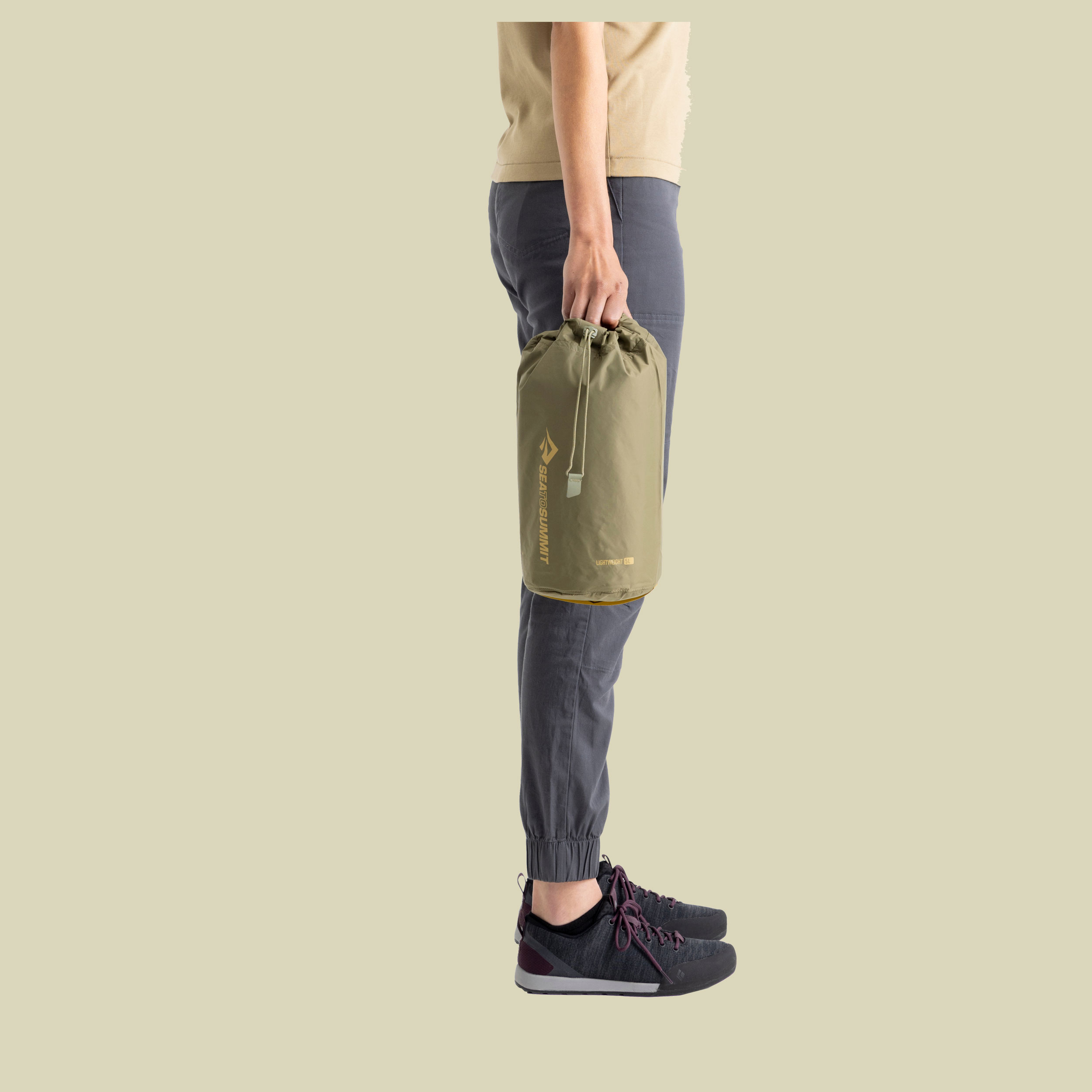 Lightweight Dry Bag 5L Volumen 5 Farbe burnt olive