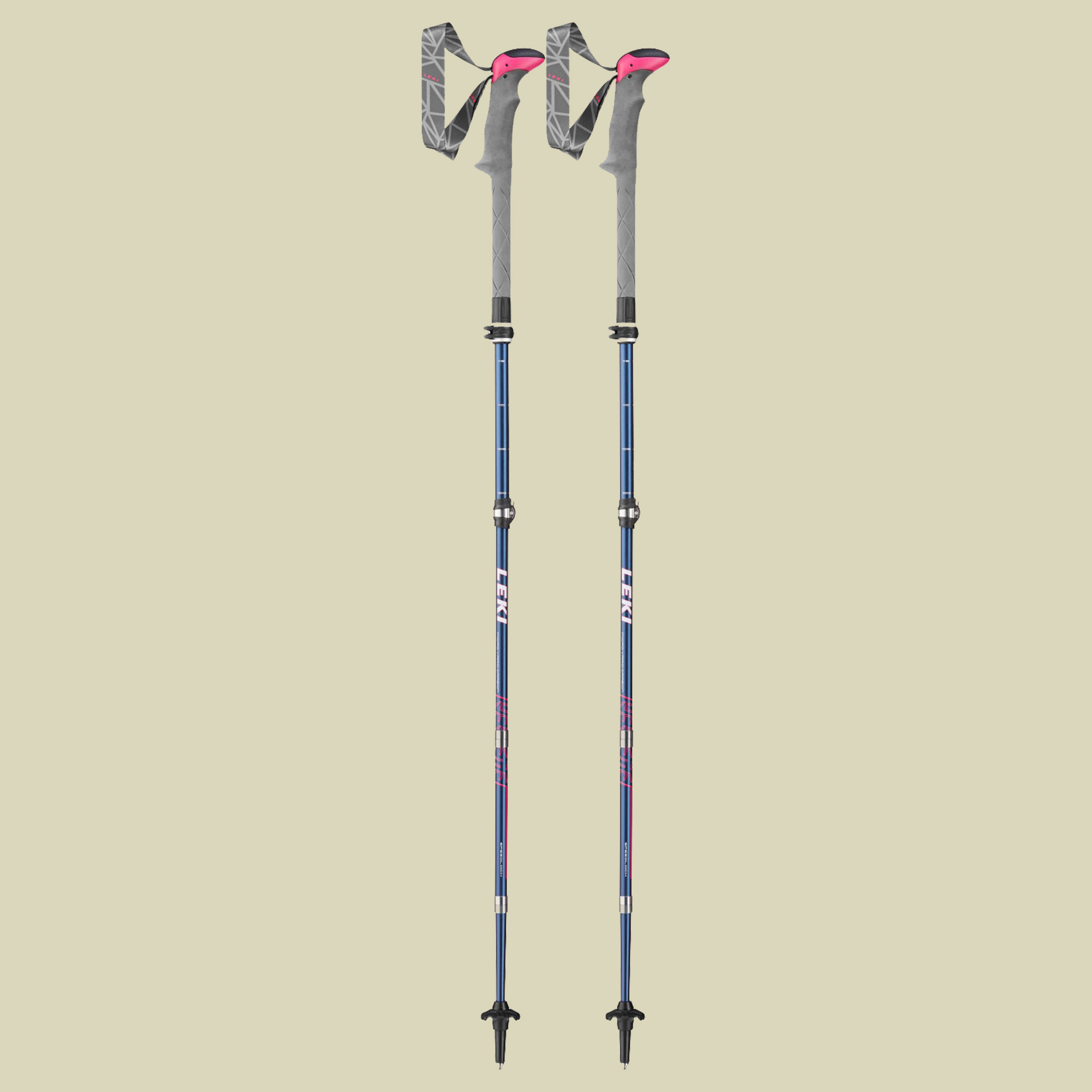 Micro Vario Carbon Lady Länge: 100-120 cm Farbe: blau-weiss-beere