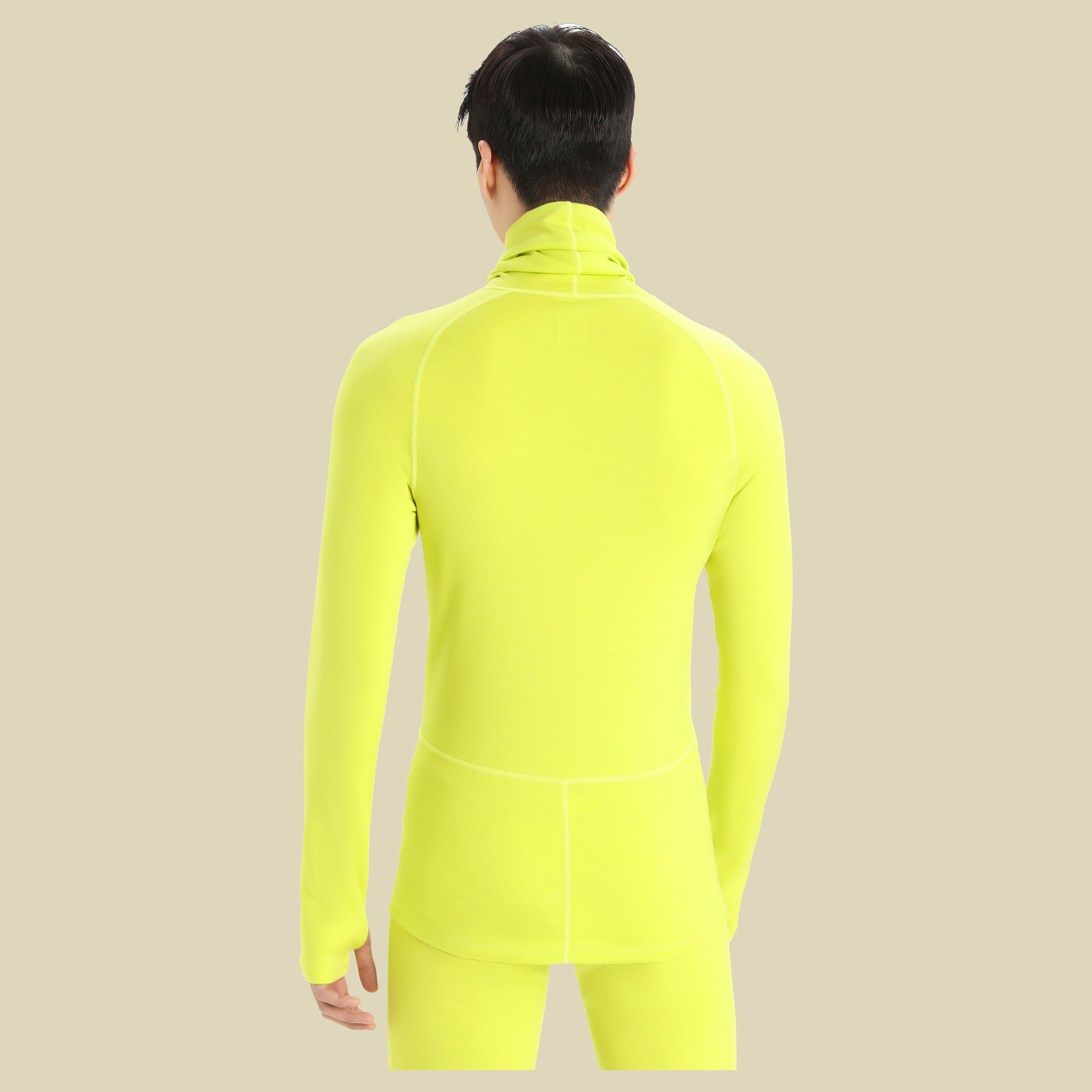 Merino LS Roll Neck Men Größe S Farbe shine