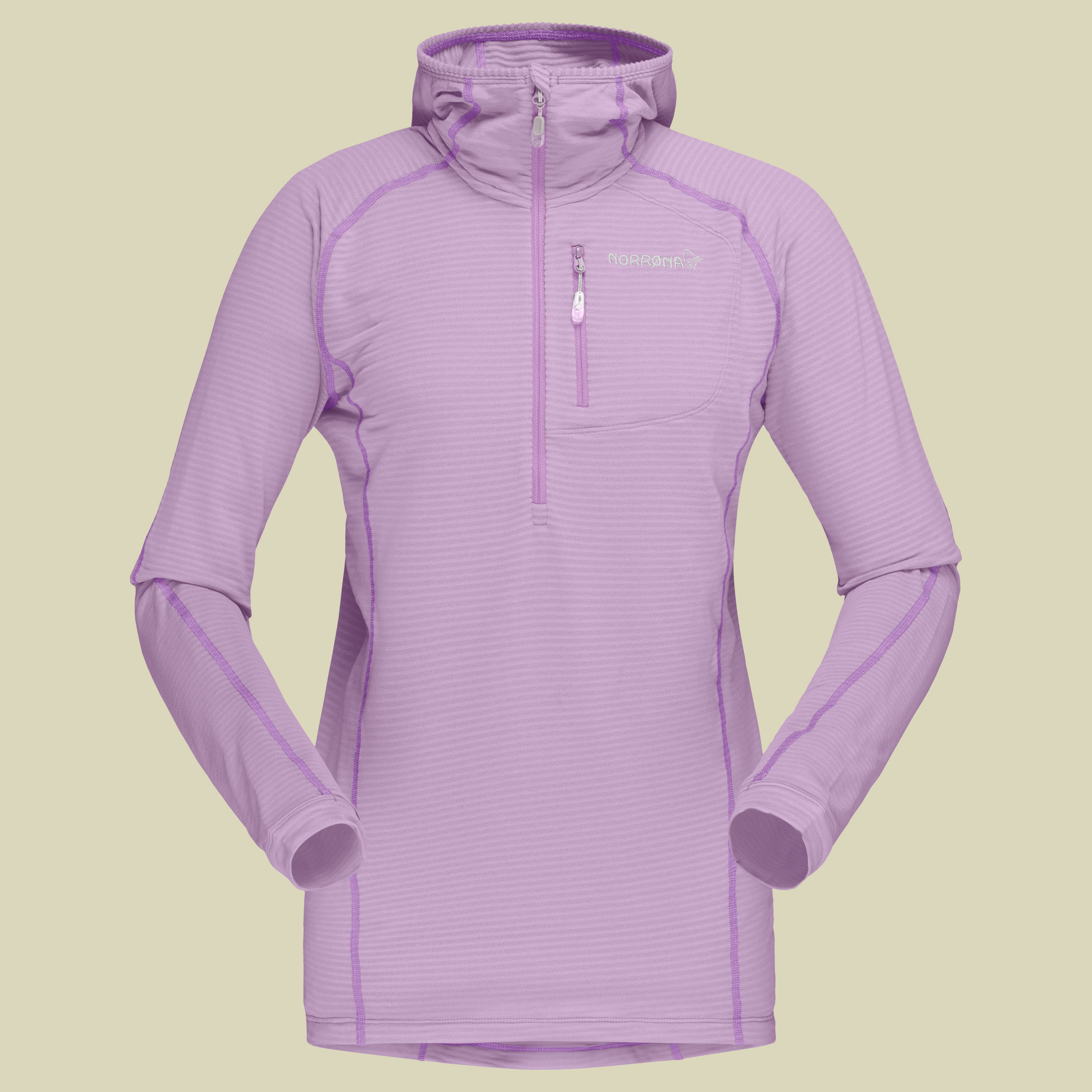 Bitihorn Warm1 Stretch Hoodie Women Größe M  Farbe violet tulle