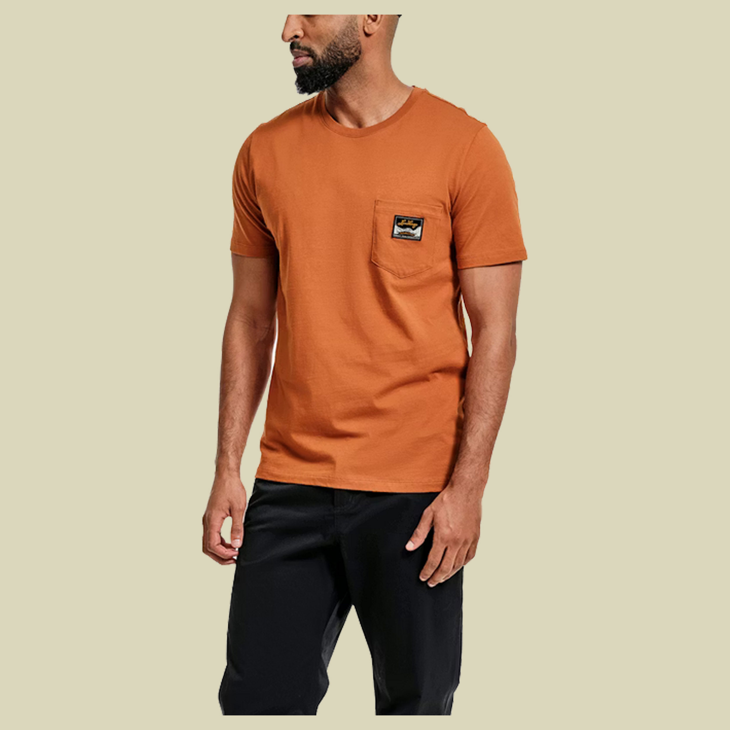 Knak Tee Men M braun - almond