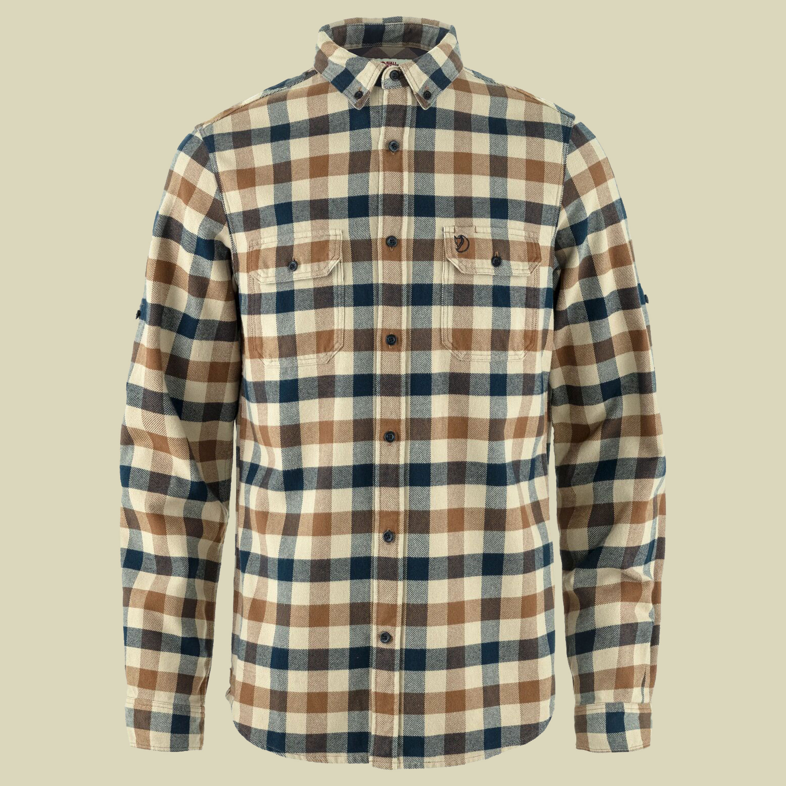 Skog Shirt Men M mehrfarbig - fossil-dark navy