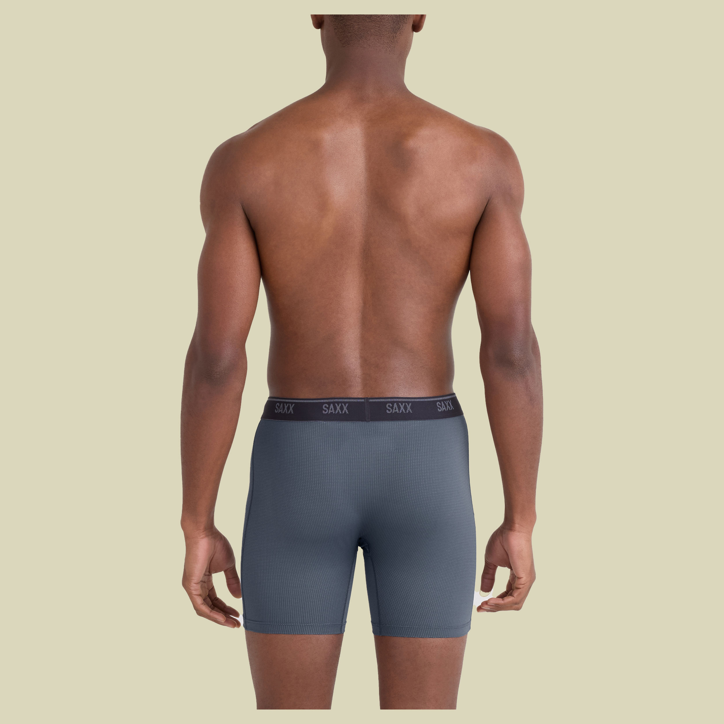Quest Quick Dry Mesh Boxer Brief Fly XXL grau - turbulence