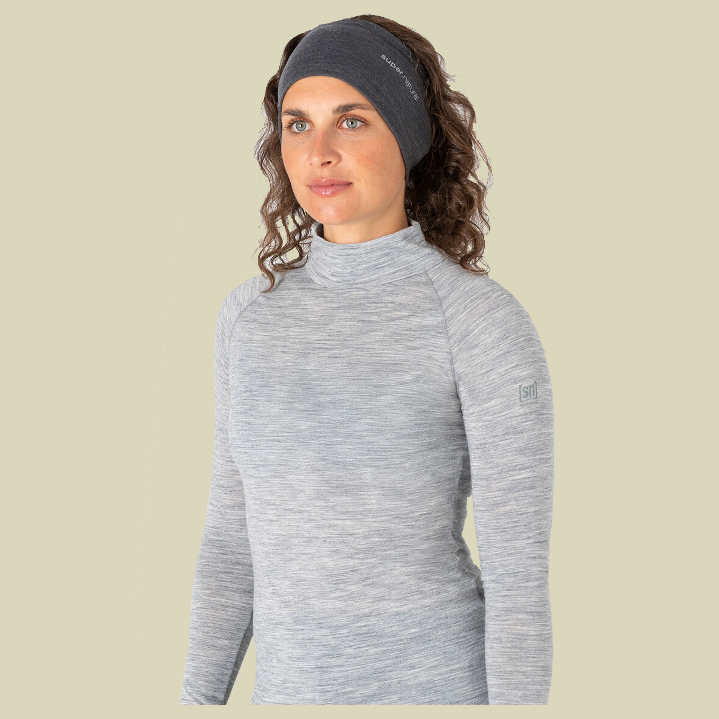Wanderlust Headband Größe one size Farbe pirate grey melange