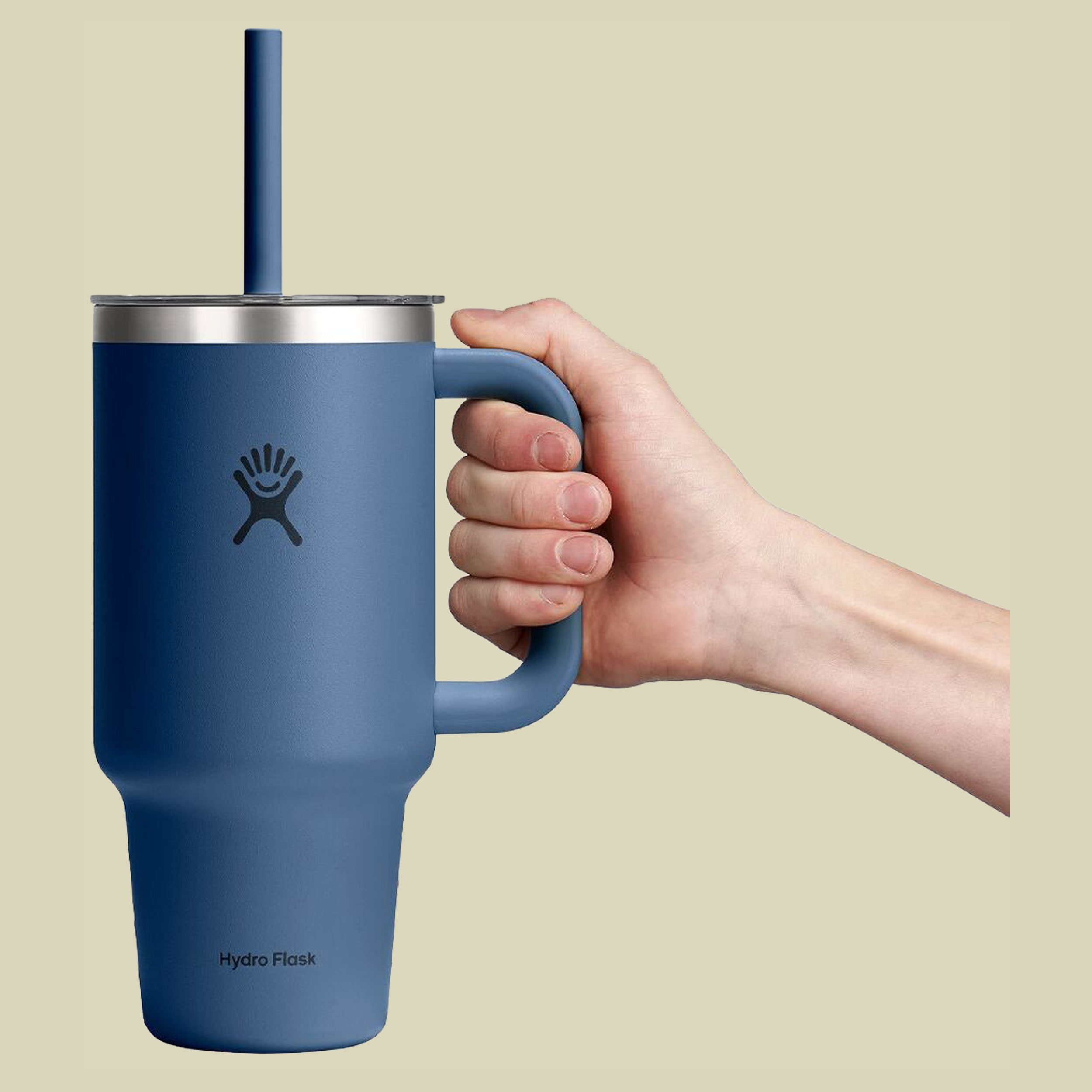 32oz All Around Travel Tumbler 946 ml blau - clear lid harbor blue