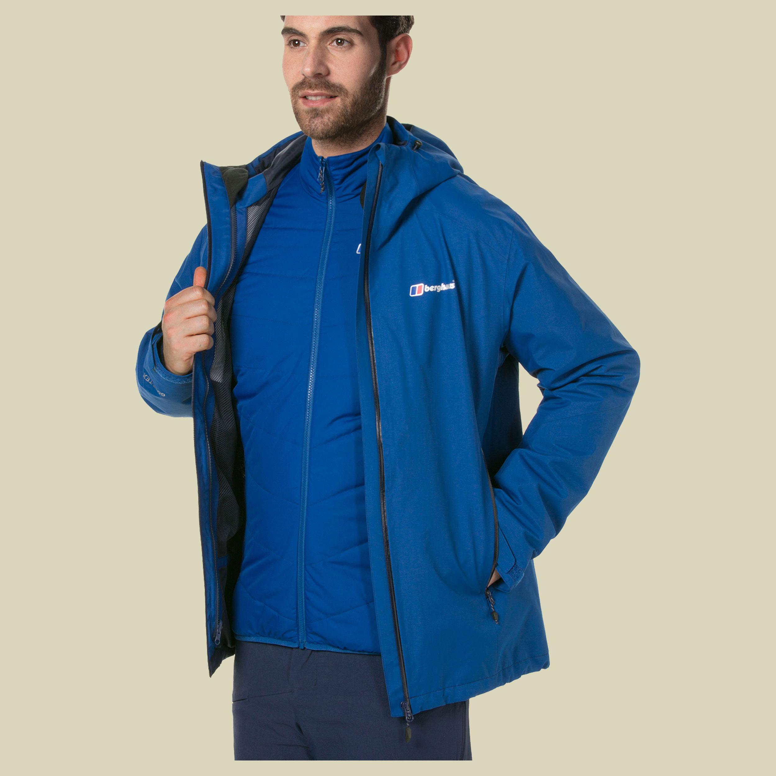 Ridgemaster HL Gemini 3in1 Jacket Men Größe XL Farbe deep water