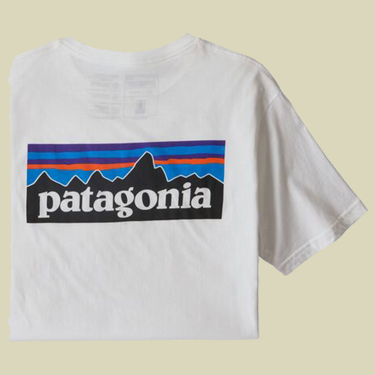 P-6 Logo Organic T-Shirt Men Größe L  Farbe white