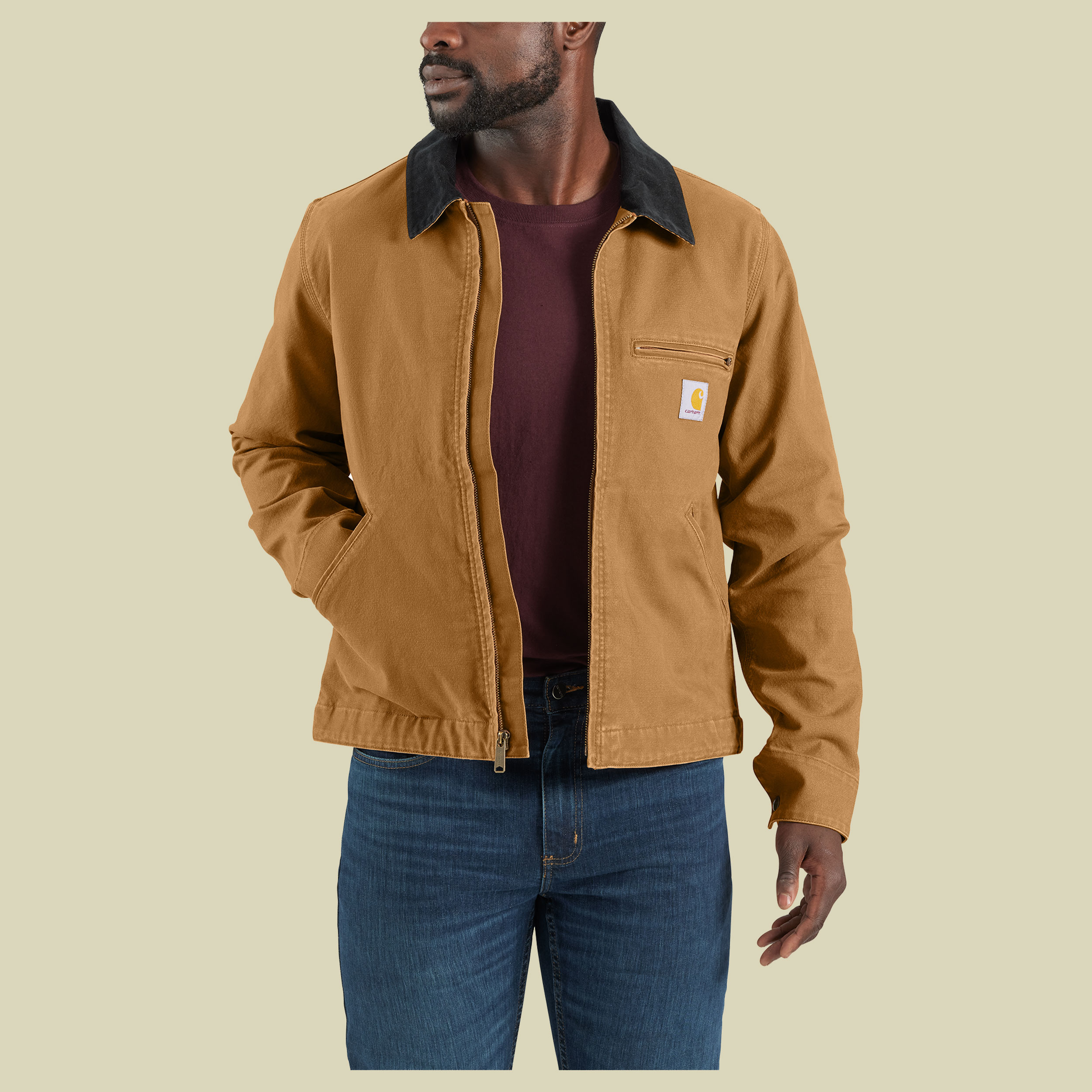 Relaxed Fit Duck Detroit Jacket Men XL braun - carhartt brown