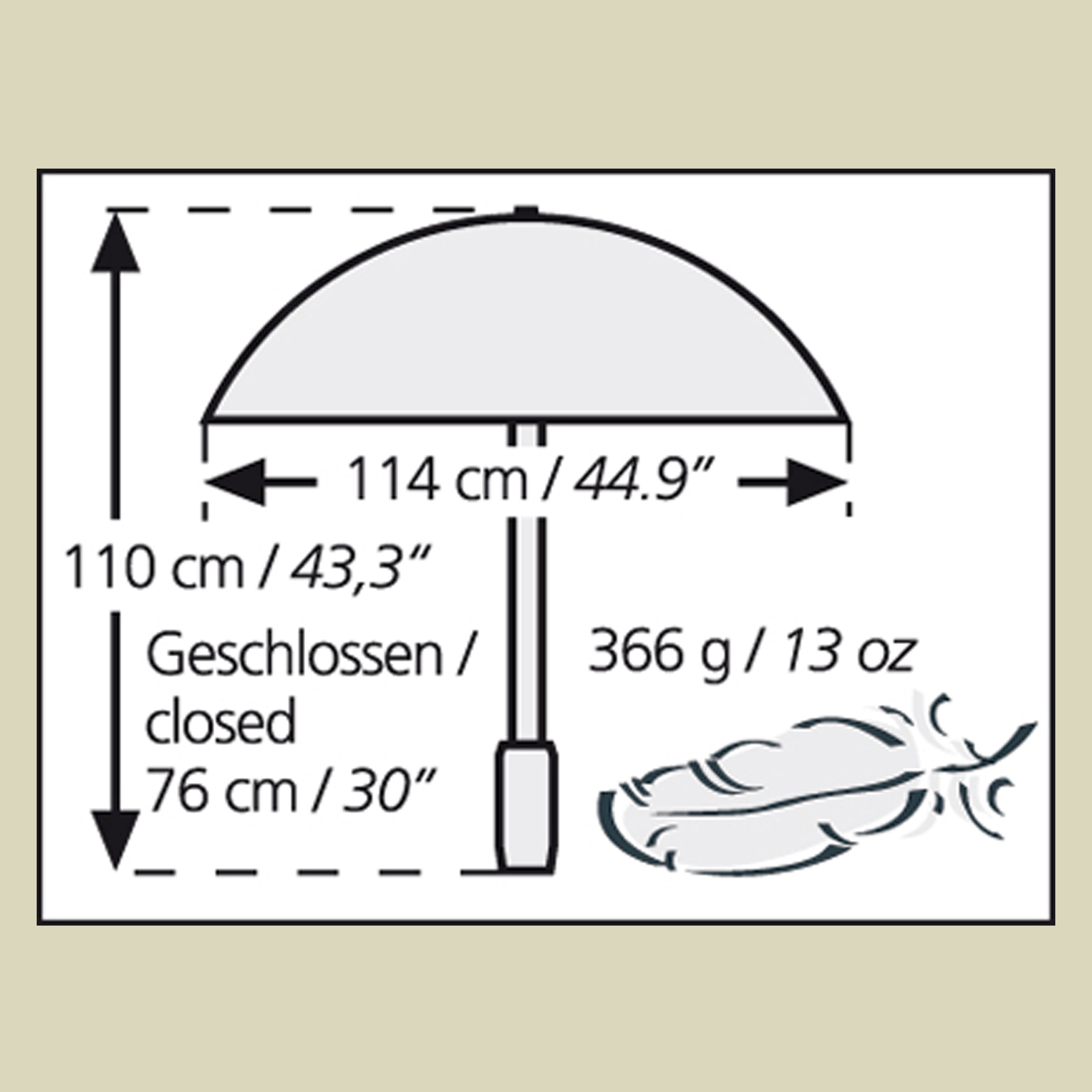 Swing Handsfree Durchmesser 114 cm Farbe schwarz