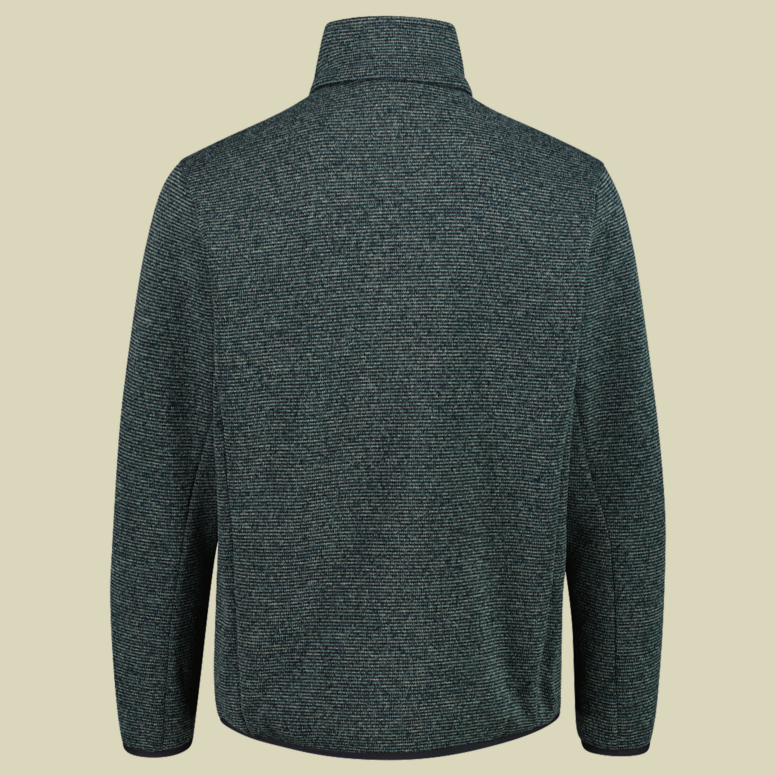Man Jacket Jacquard Knitted 54 grau - Farbe musk anthracite