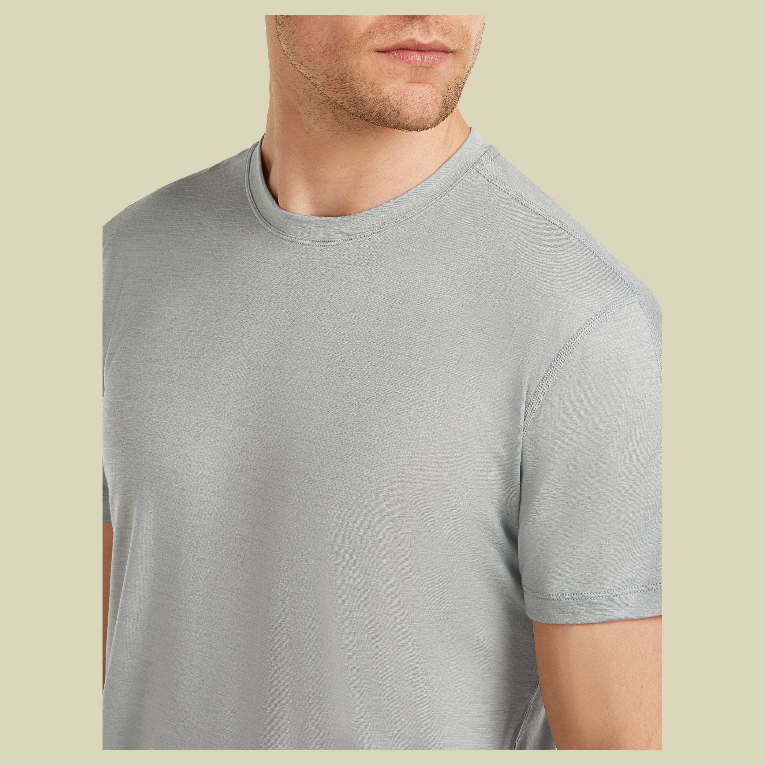 150 MerinoFine Ace SS Tee Men XL grau - proto grey