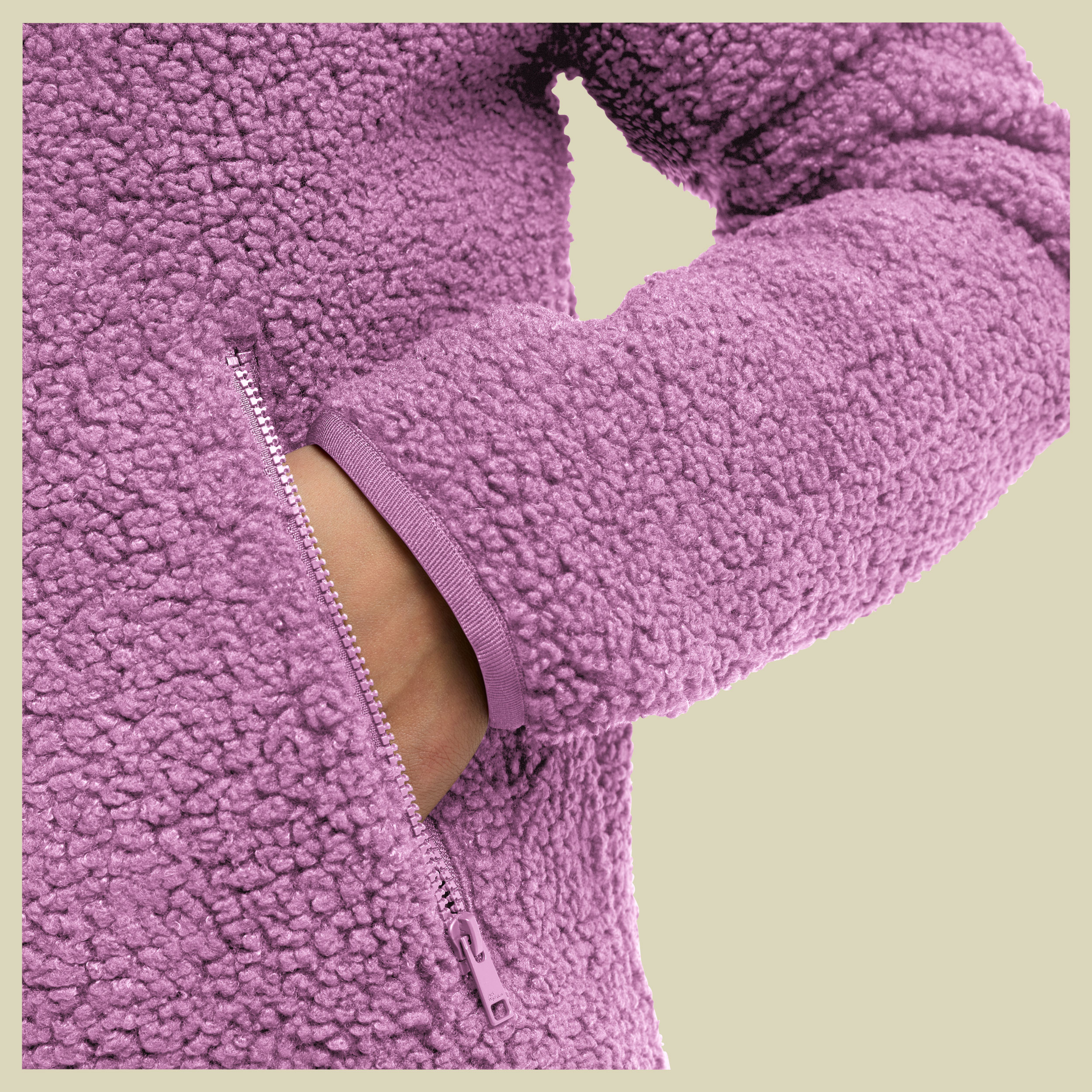 High Curl Jacket Women lila XXL - vivid orchid