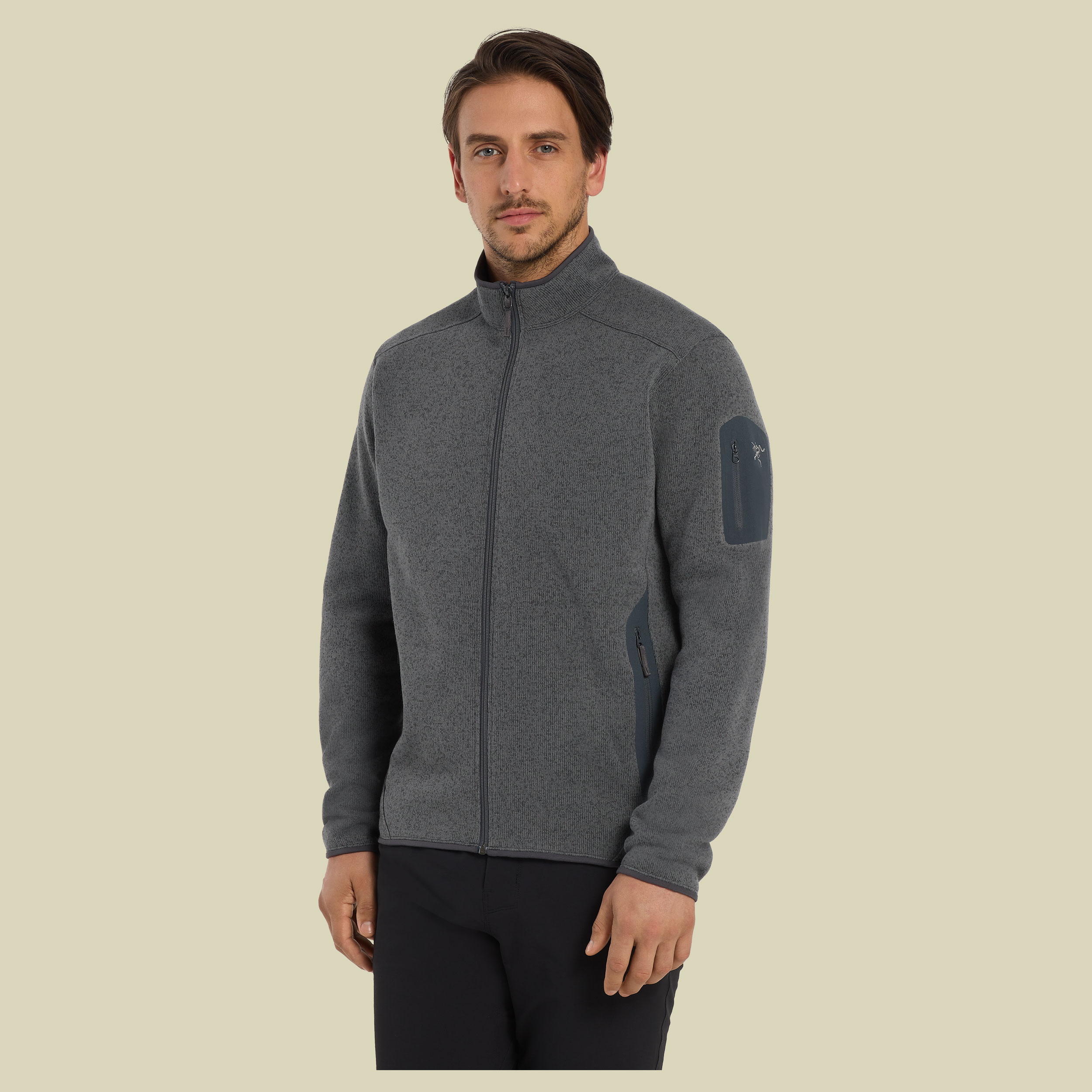 Covert Cardigan Men Größe XL Farbe graphite heather