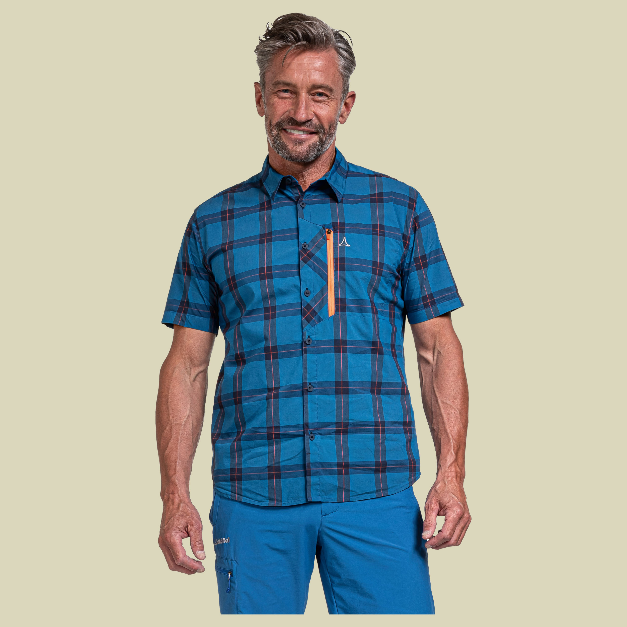 Shirt Skallebo SH Men Größe 50 Farbe schöffel blau