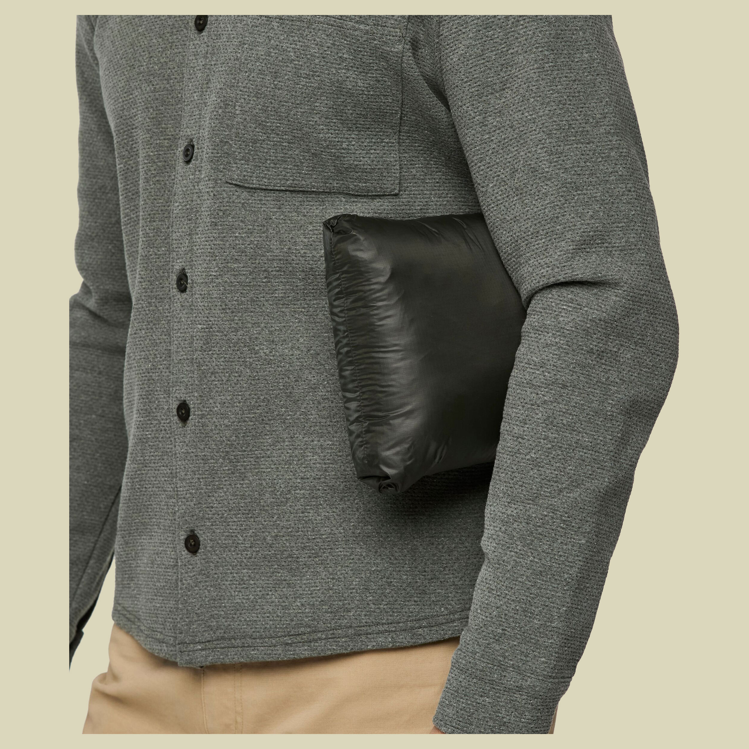 Fuego Down Hooded Jacket Men S grau