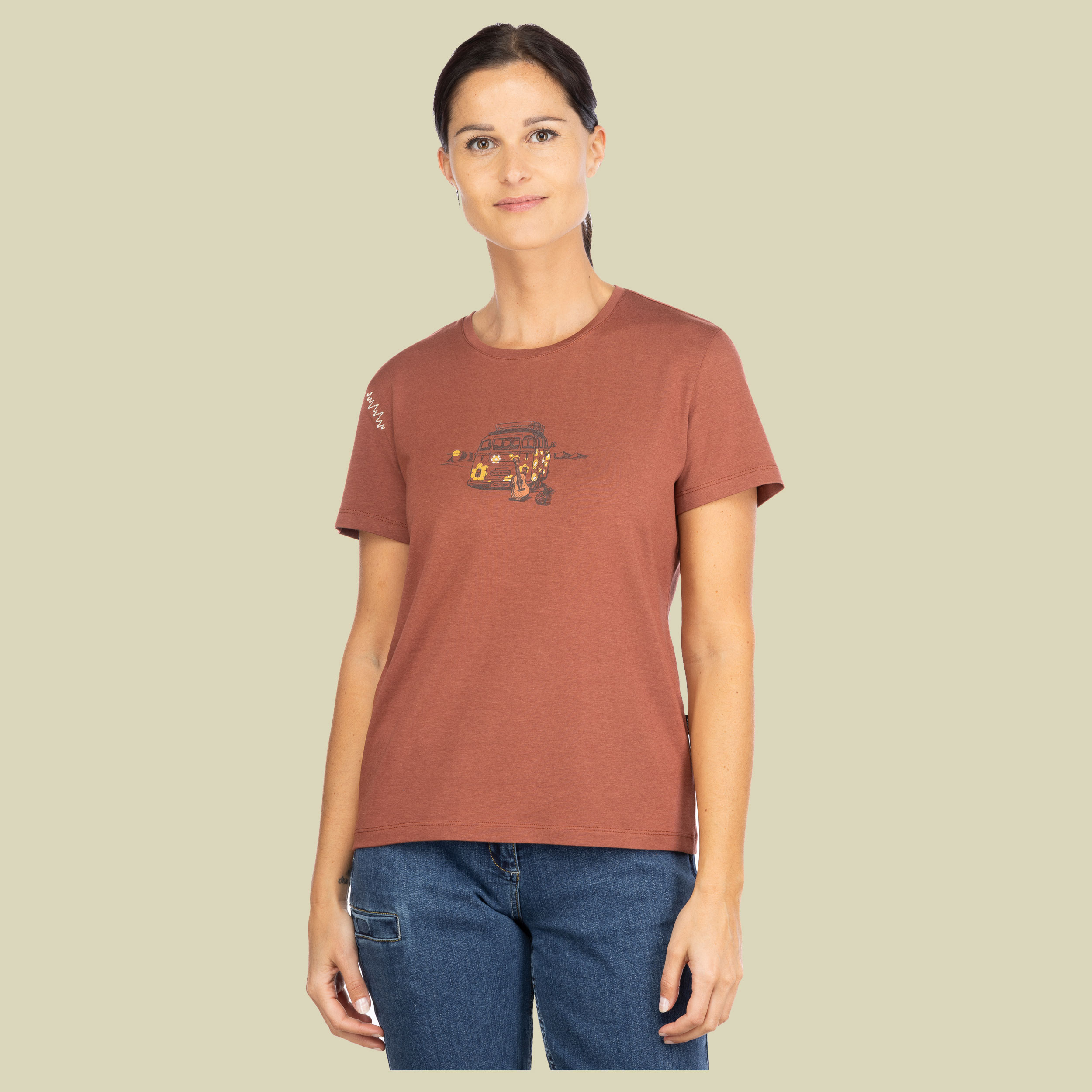Iseo Out in Nature T-Shirt Women 40 rot- brick