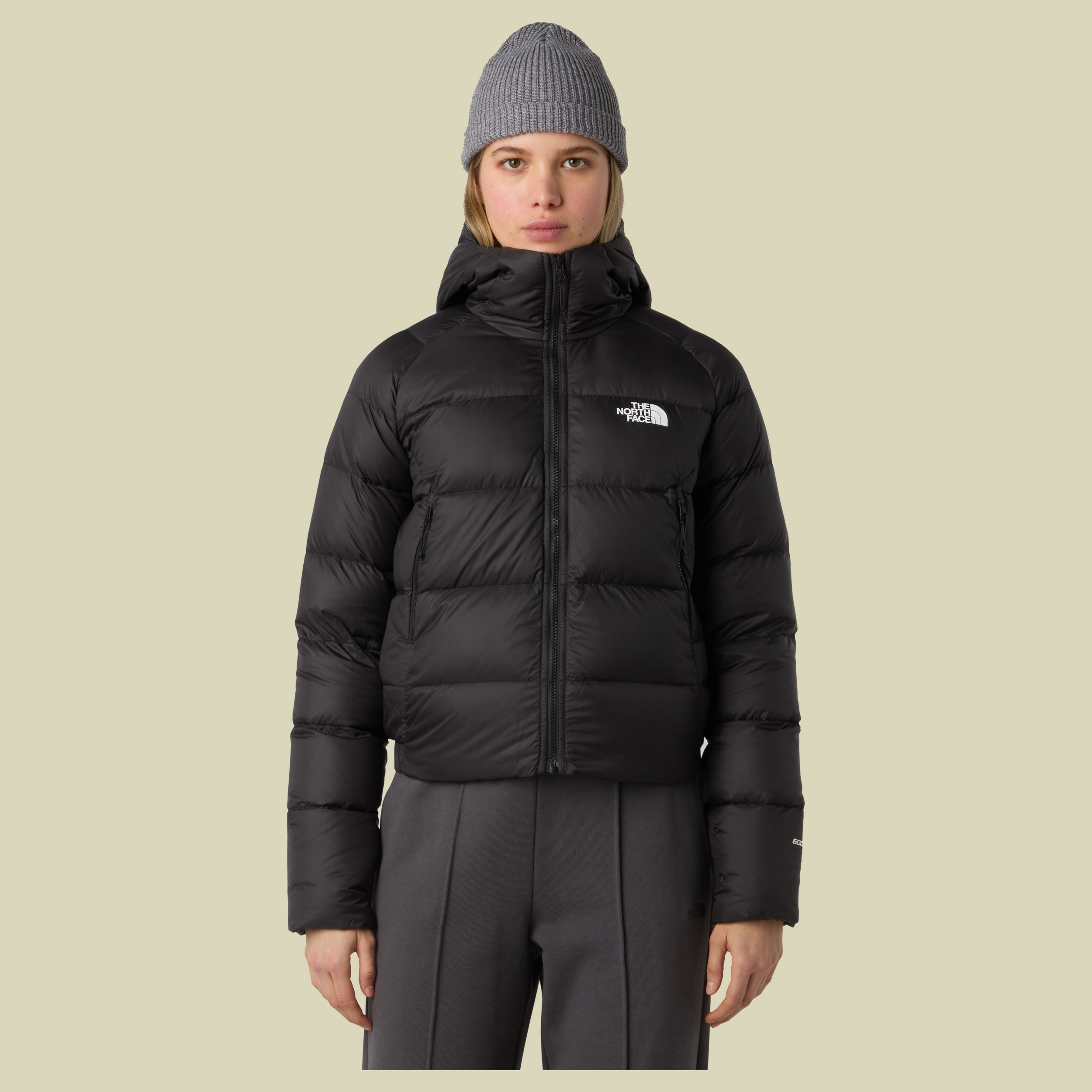 Hyalite Down Hoodie Women schwarz II XS - TNF black
