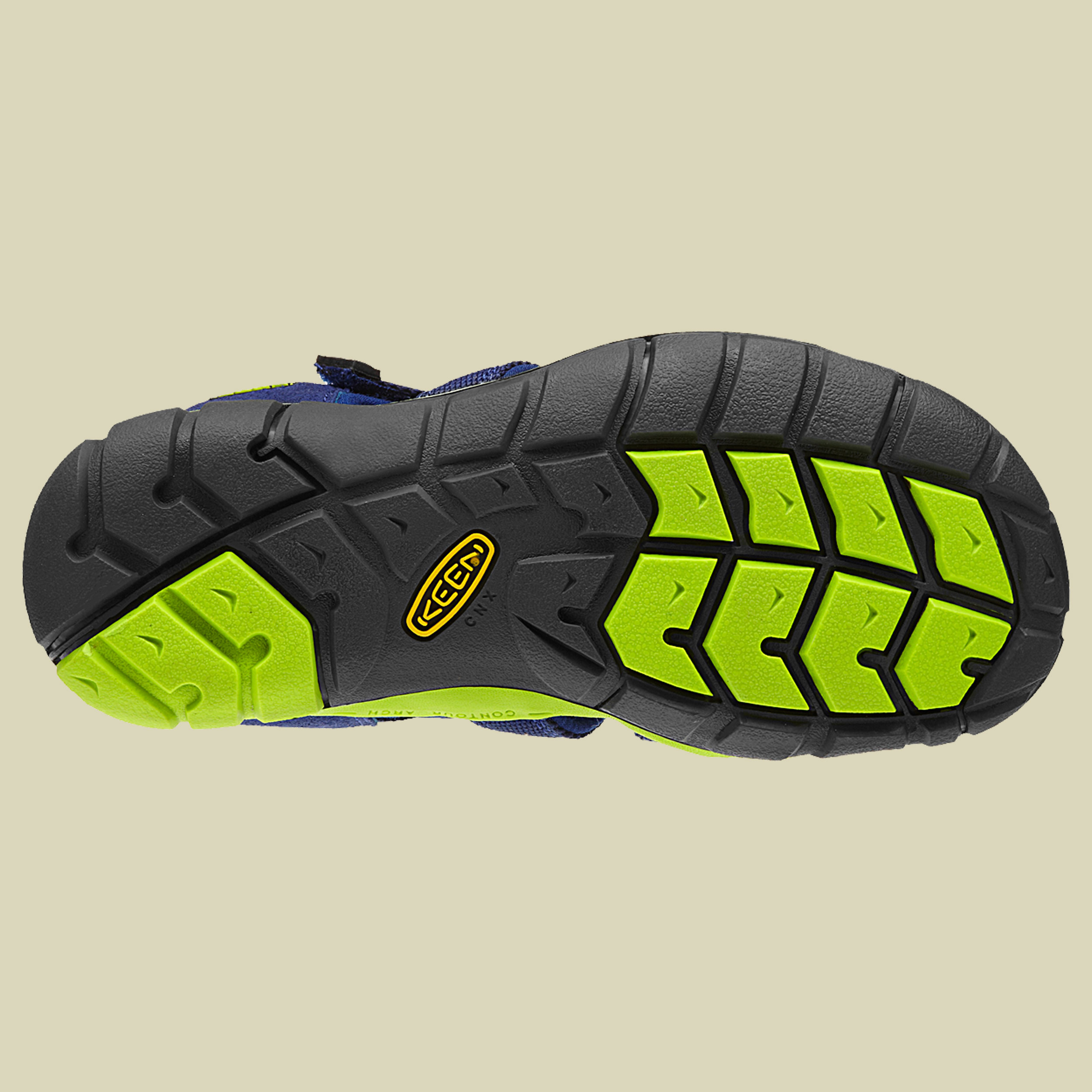 Seacamp II CNX Kids Sandalen blue depths-lime green 39