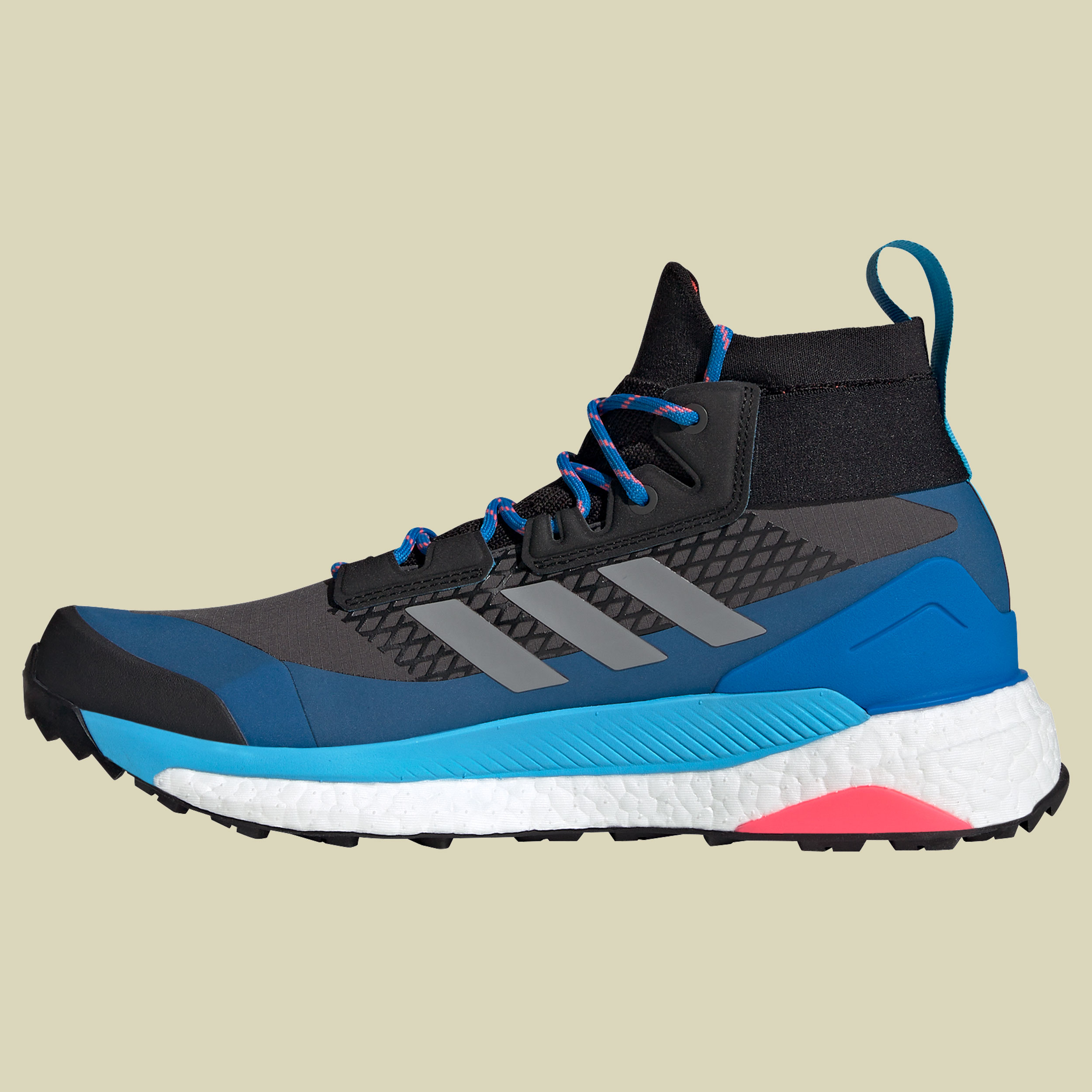 Terrex Free Hiker GTX Men Größe UK 8,5 Farbe grey six/grey three/blue rush