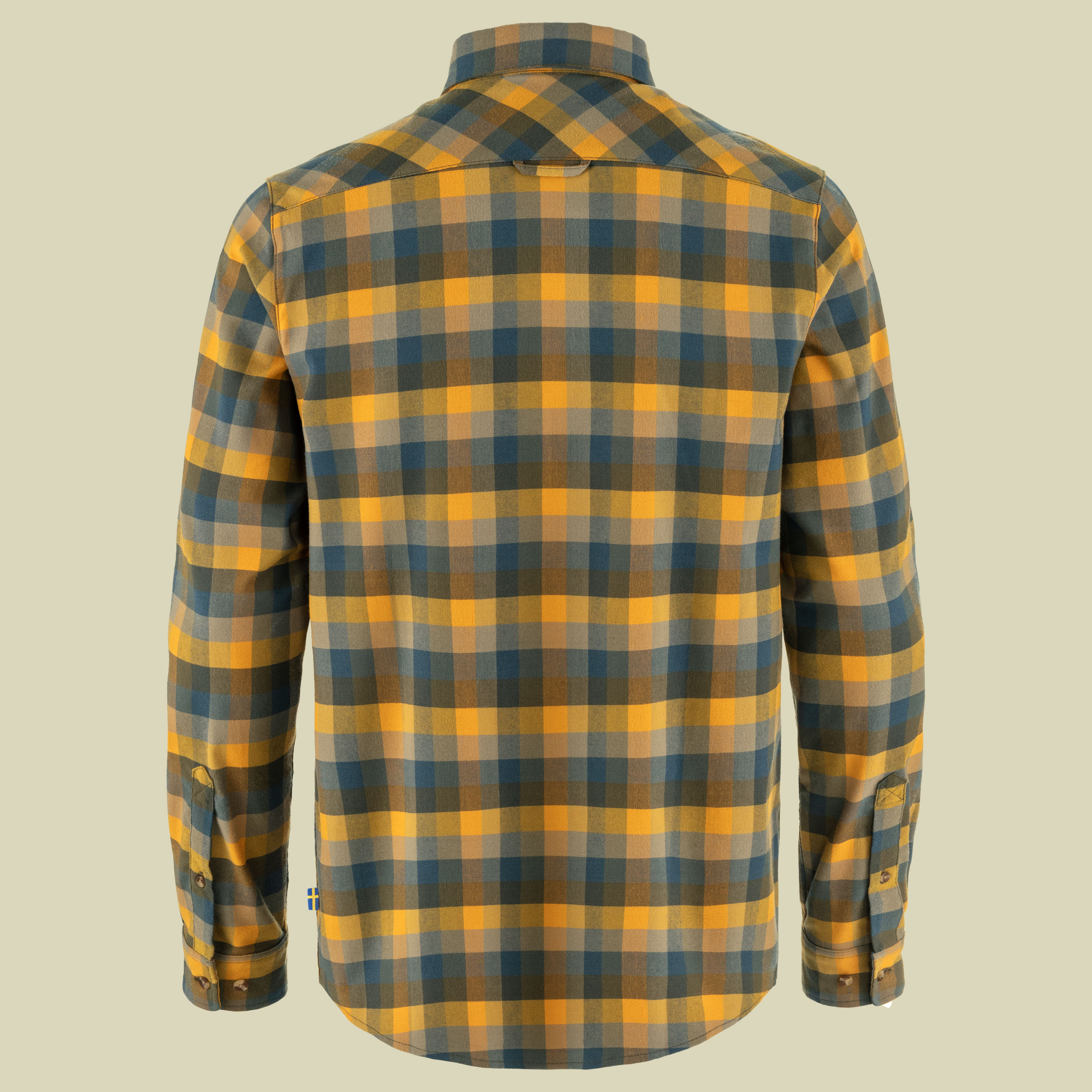 Lappland Stretch Flannel Shirt Men XXL mehrfarbig -  laurel green/autumn leaf