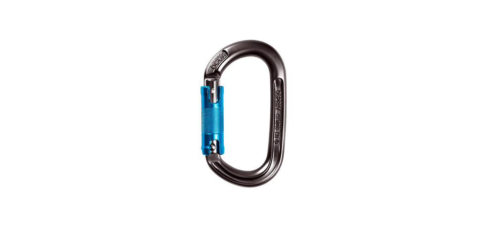 Oval-Karabiner