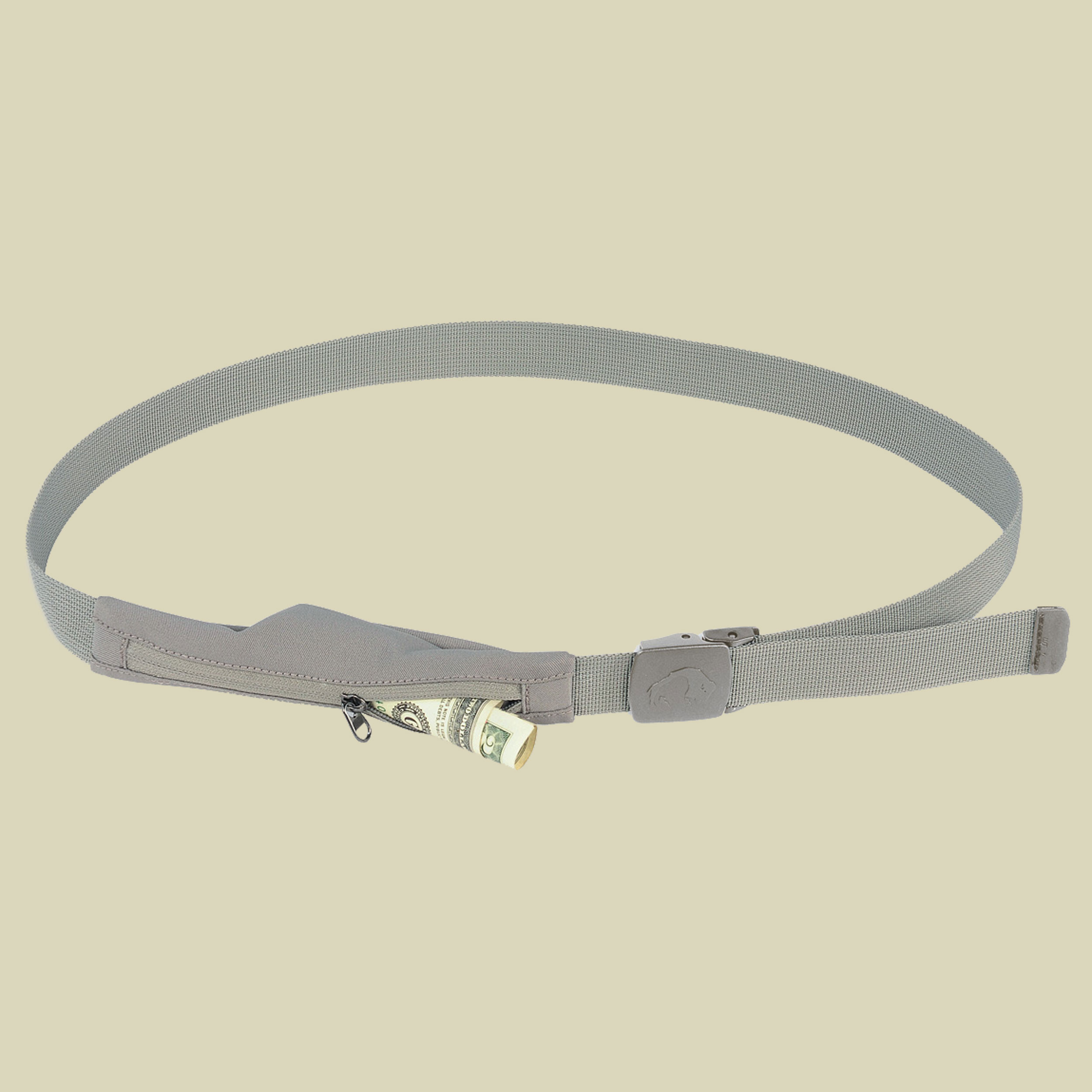 Travel Lady Belt 25mm Länge 105 cm Farbe warm grey