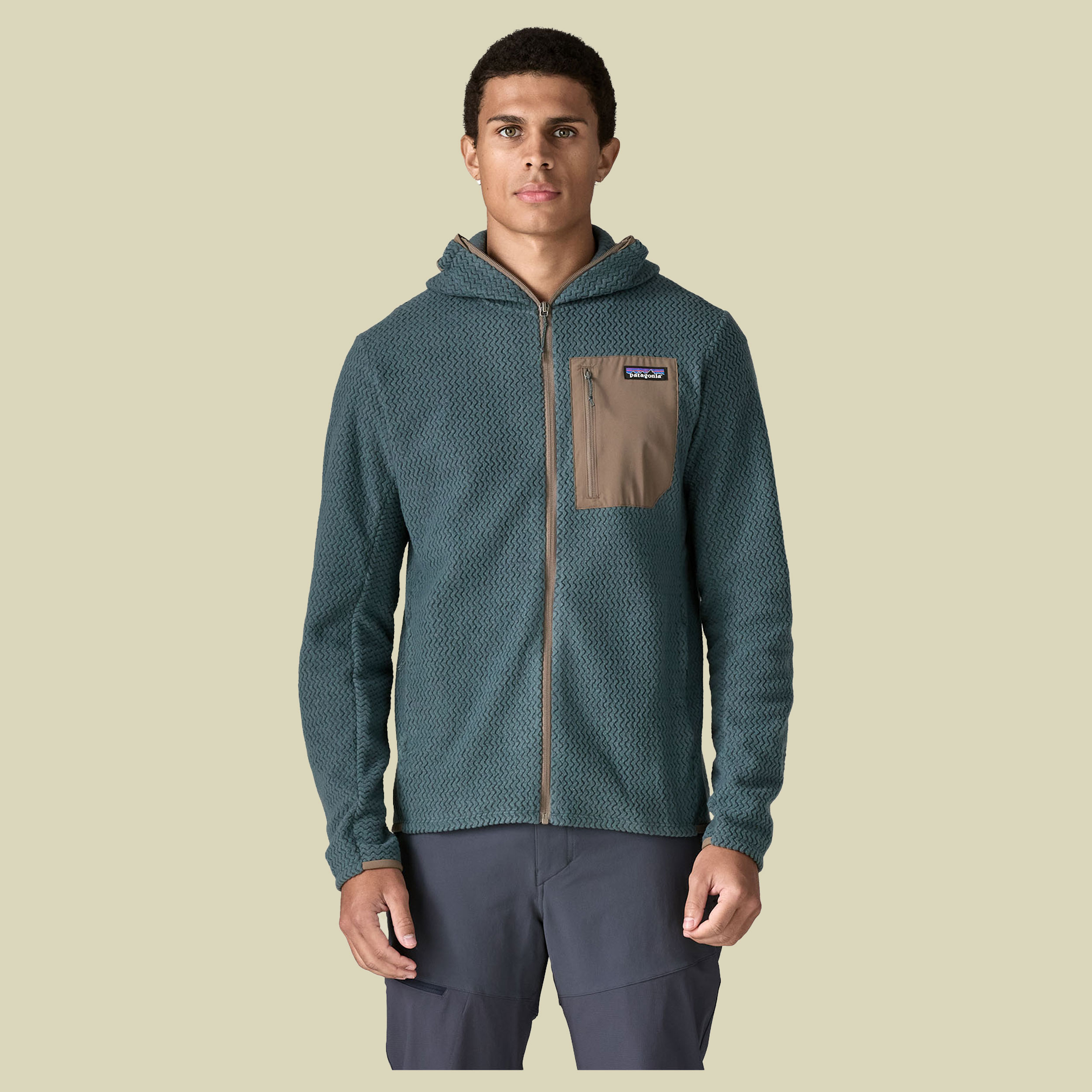 R1 Air Full-Zip Hoody Men blau 2 XL - summit blue