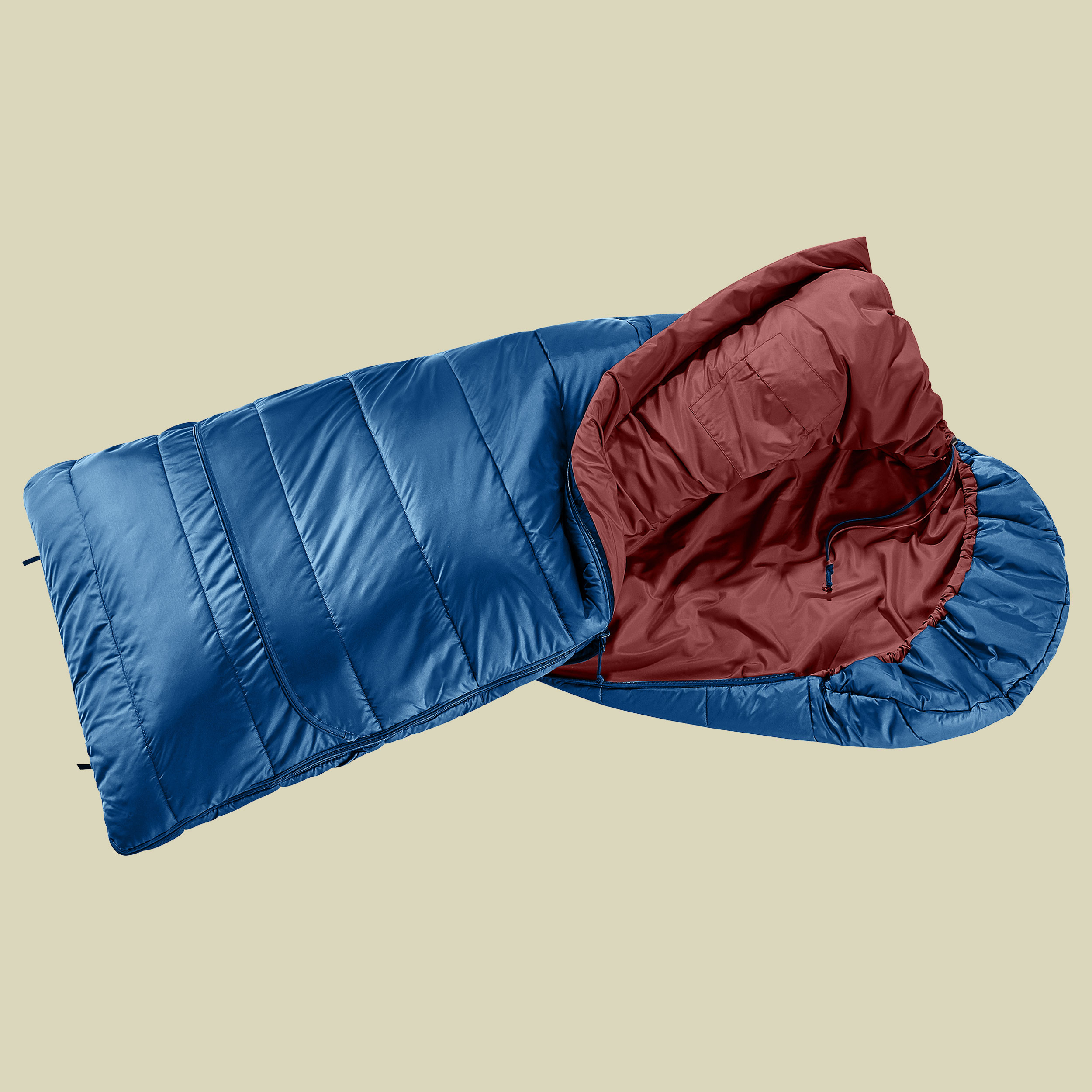 Starlight SQ Zip links blau - Farbe nightblue-redwood