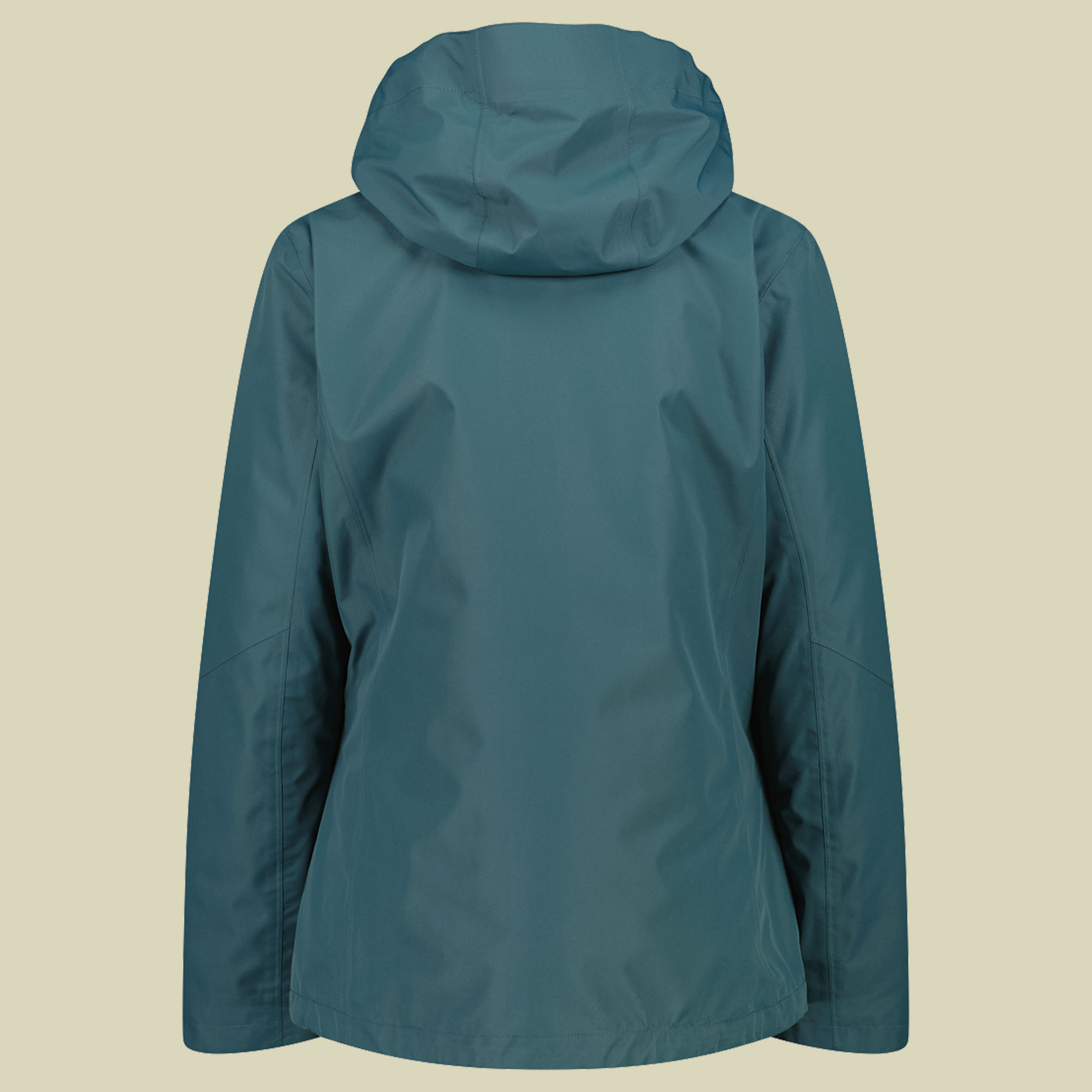 Woman Jacket Zip Hood Detachable Inn. Jacket 46 grün - Farbe trek green