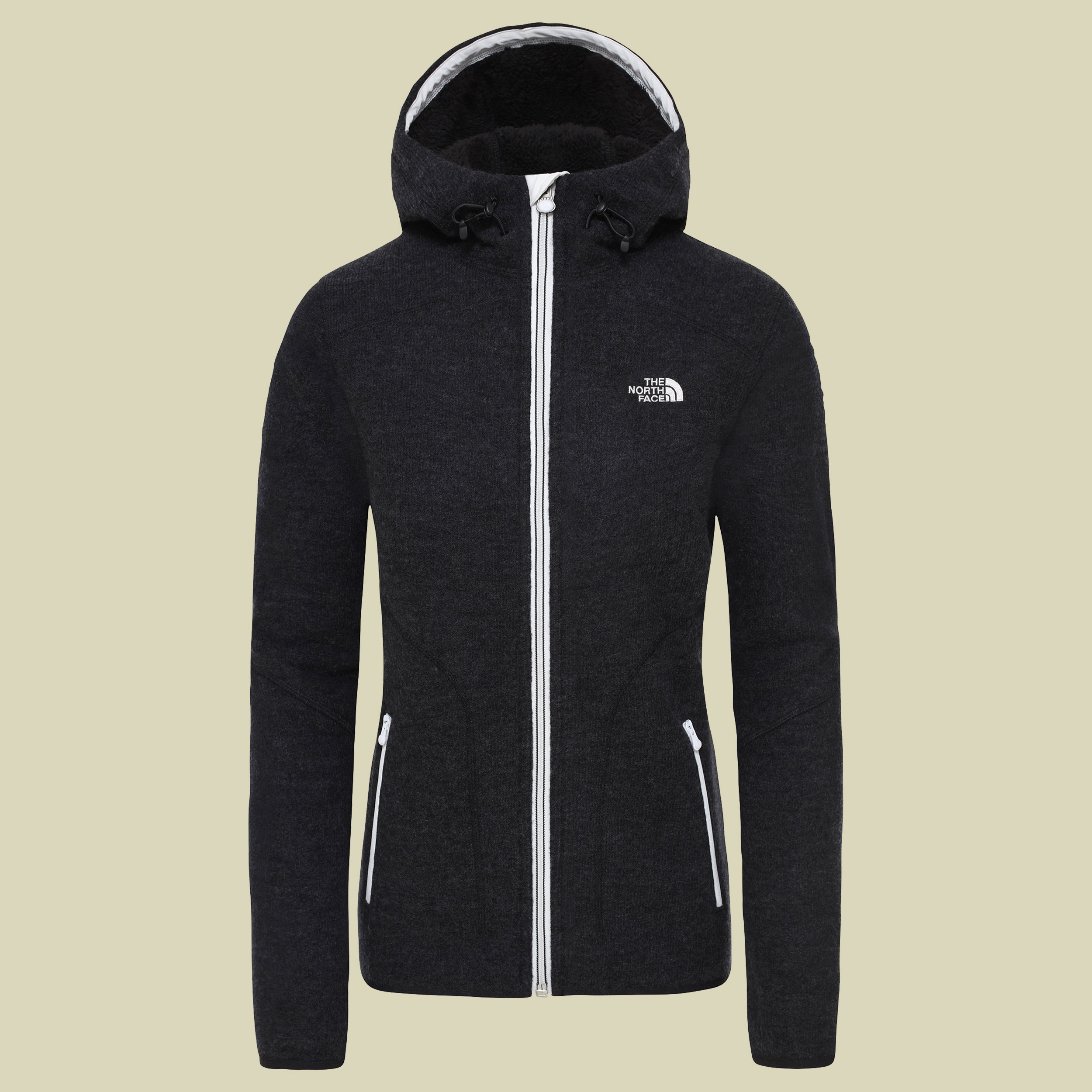 Zermatt Full Zip Hoodie Women Größe M Farbe TNF Black Heather
