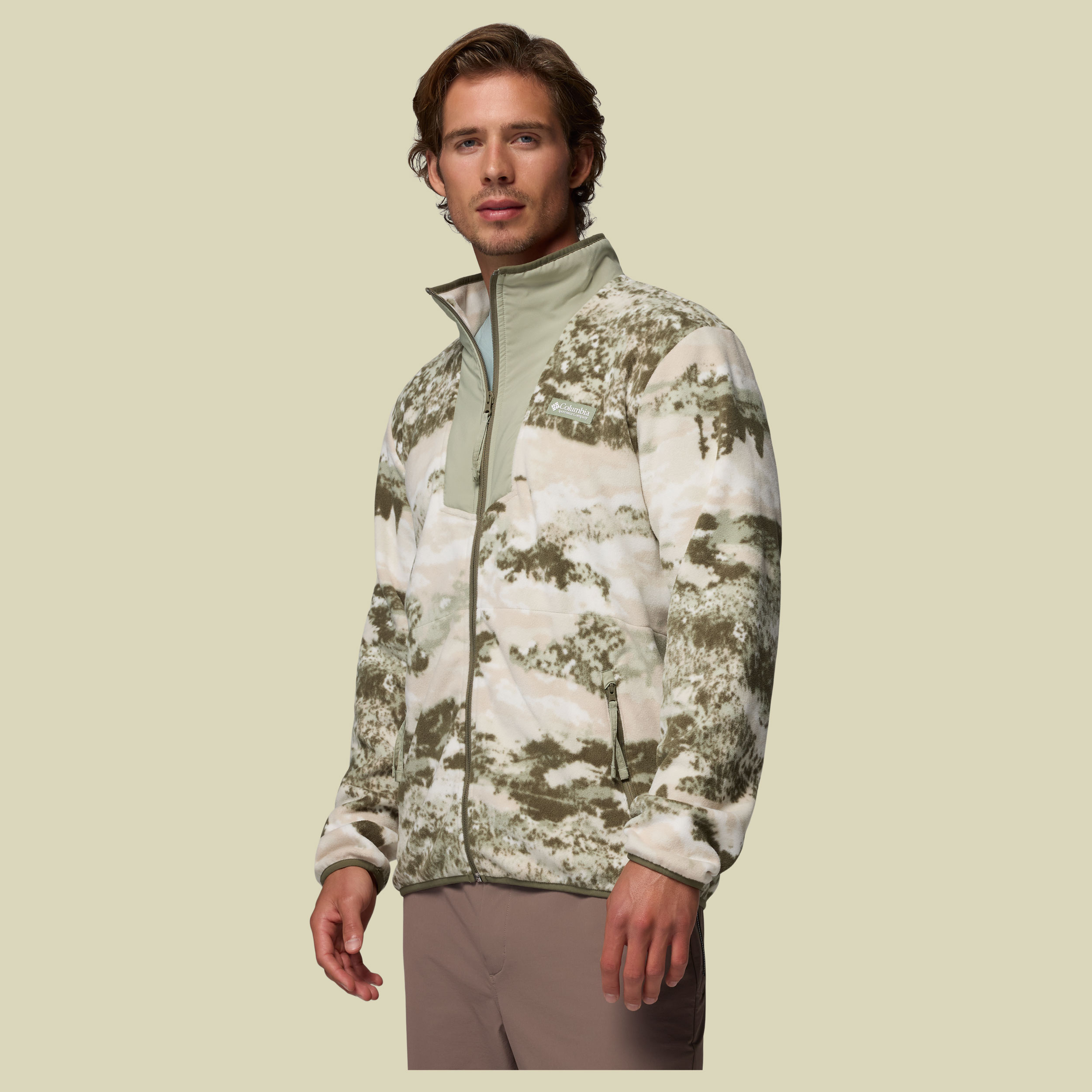 Sequoia Grove Printed Full Zip Men S mehrfarbig grün - safari,fieldaze
