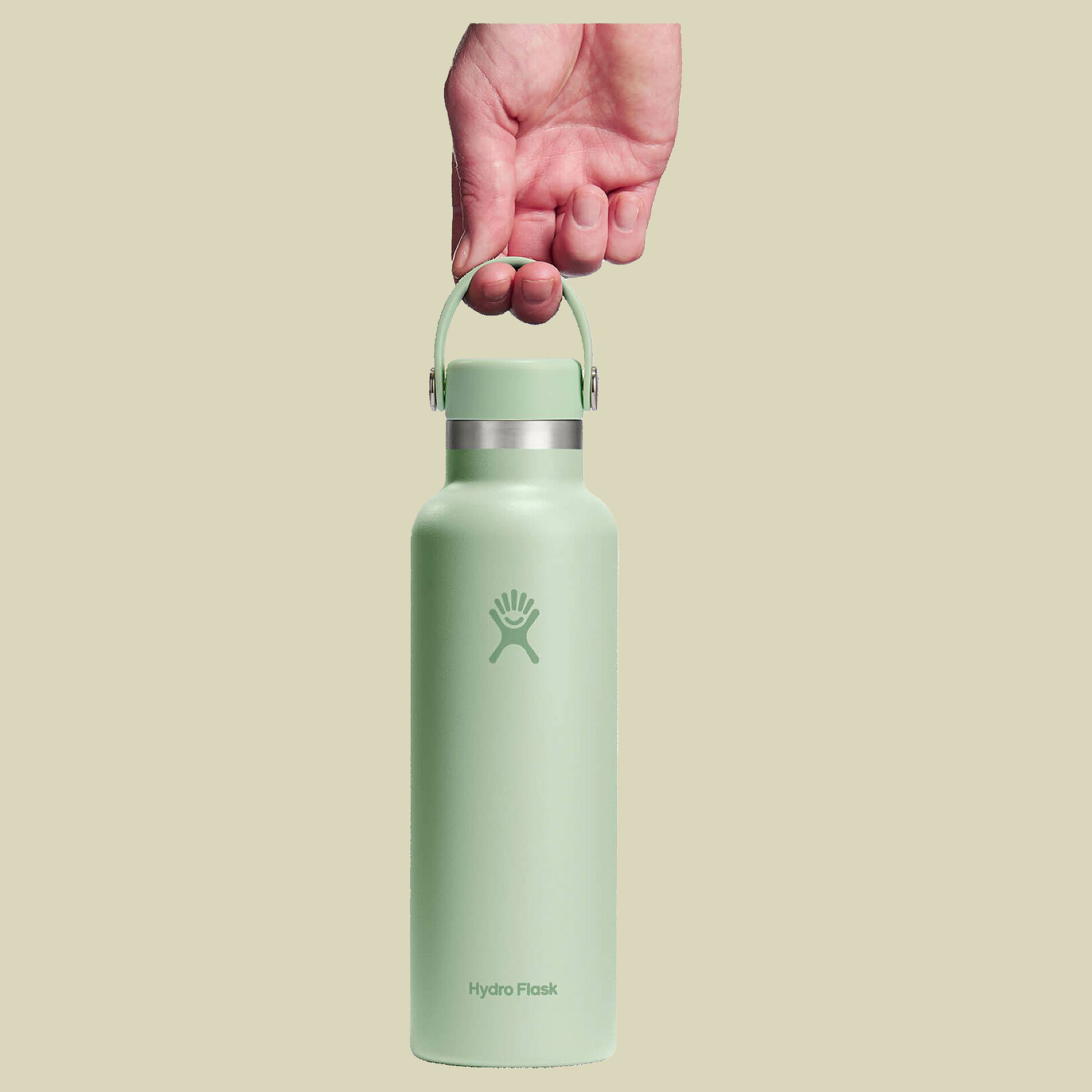 Hydro Flask 21 oz Standard Mouth Mouth Flex Cap grün 621 - aloe
