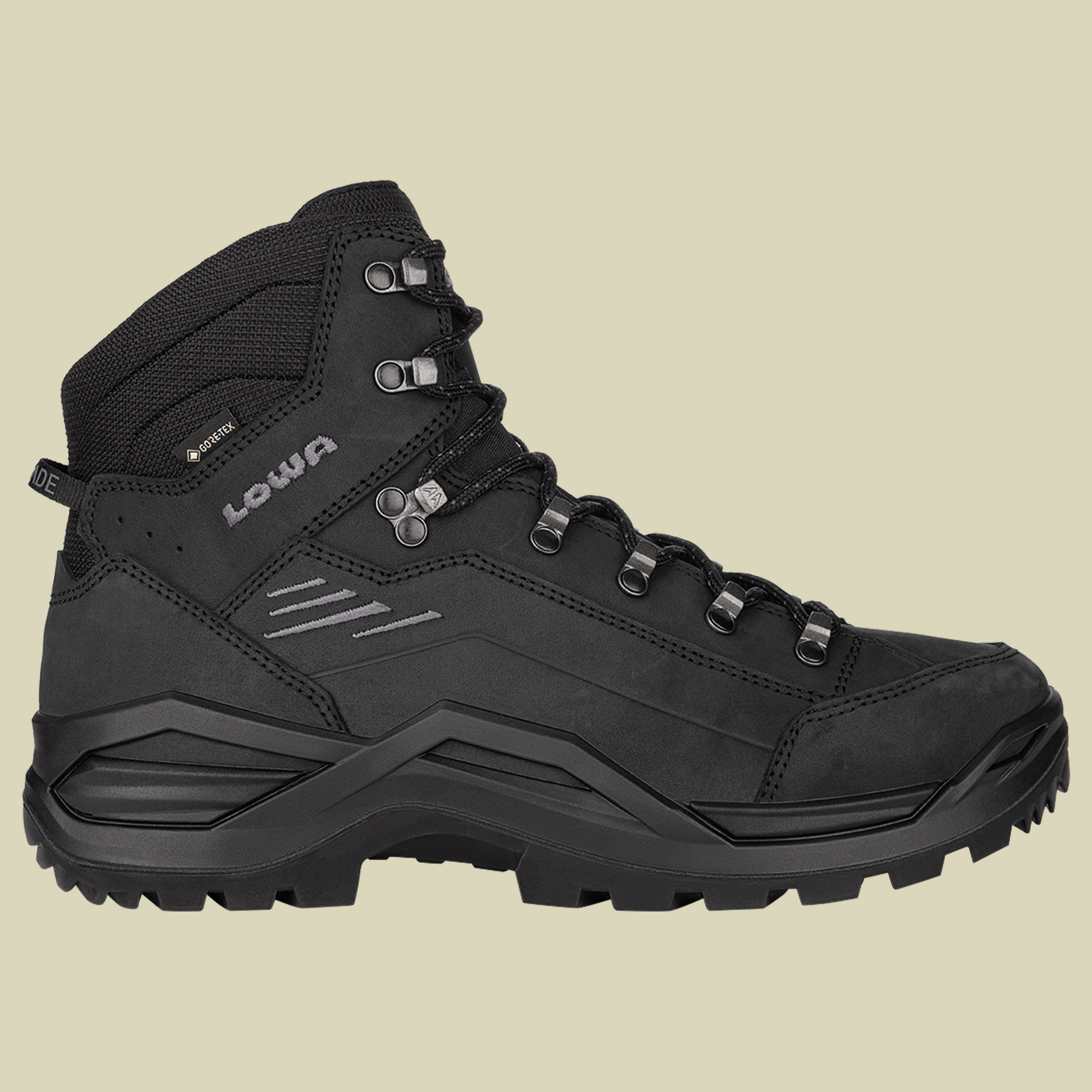 Renegade Evo GTX Mid Wide Men UK 7,5 schwarz - tiefschwarz