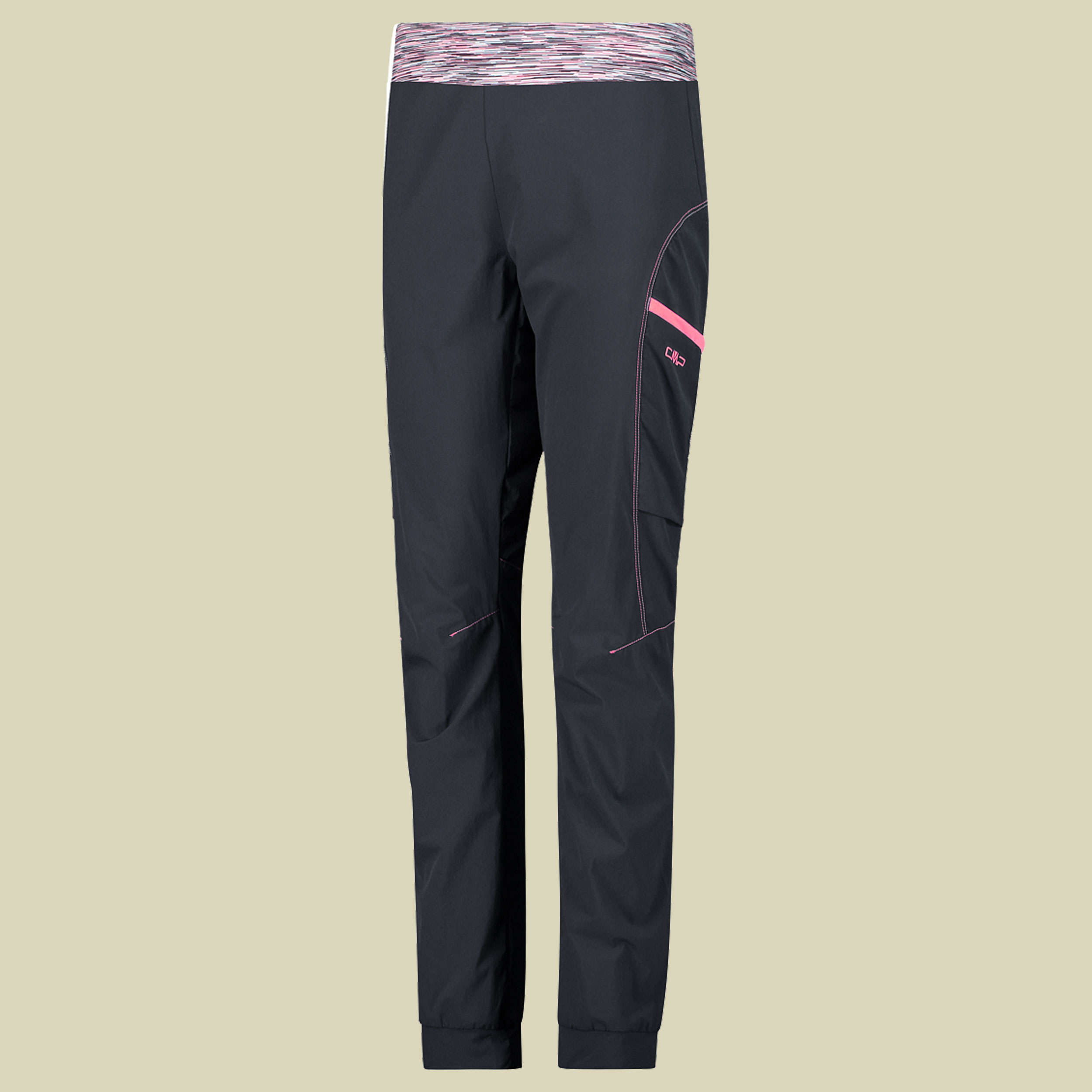 Woman Pant Light Climb Größe 38 Farbe 19TN antracite-pink fluo