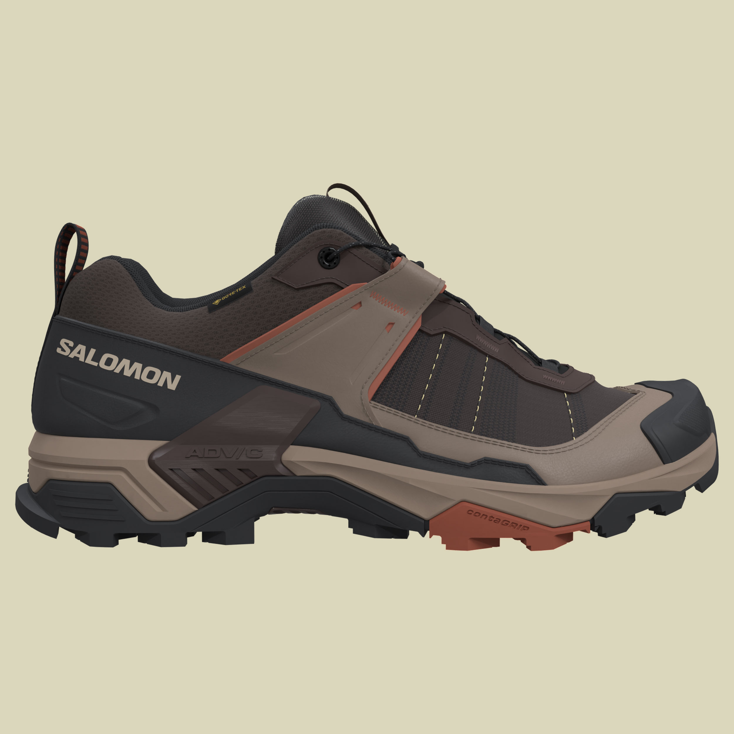 X Ultra 5 GTX Men UK 9 braun - blkcof/walnut/arabi